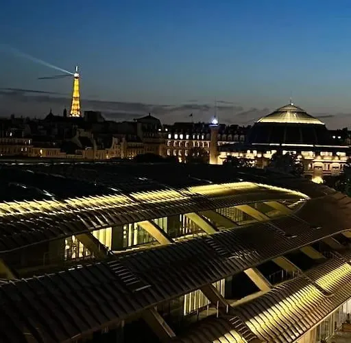 « lescostreet » Les Halles : Vue Tour Eiffel Париж